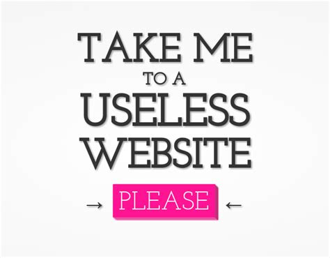 site hasard|The Useless Web